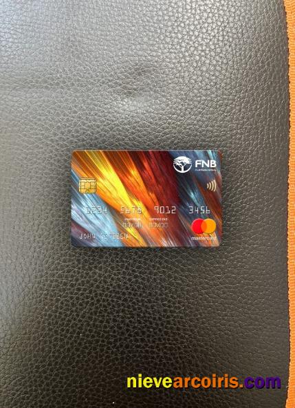 South Africa First National Bank (FNB) mastercard photolook